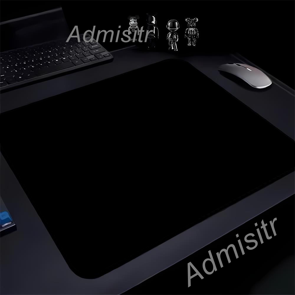 Keyboard Mouse Bundle Gaming - Duża czarna podkładka pod mysz 45x40
