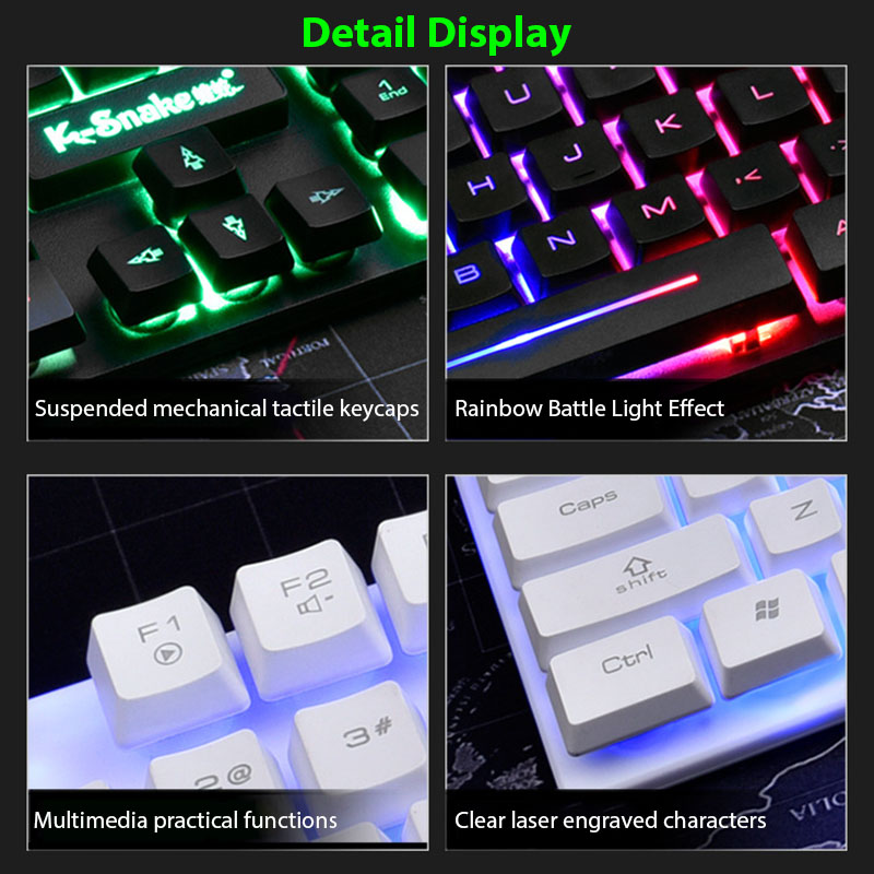 Zestaw klawiatury i myszy KM32 – Gaming Keyboard Mouse Wireless recenzja i cena