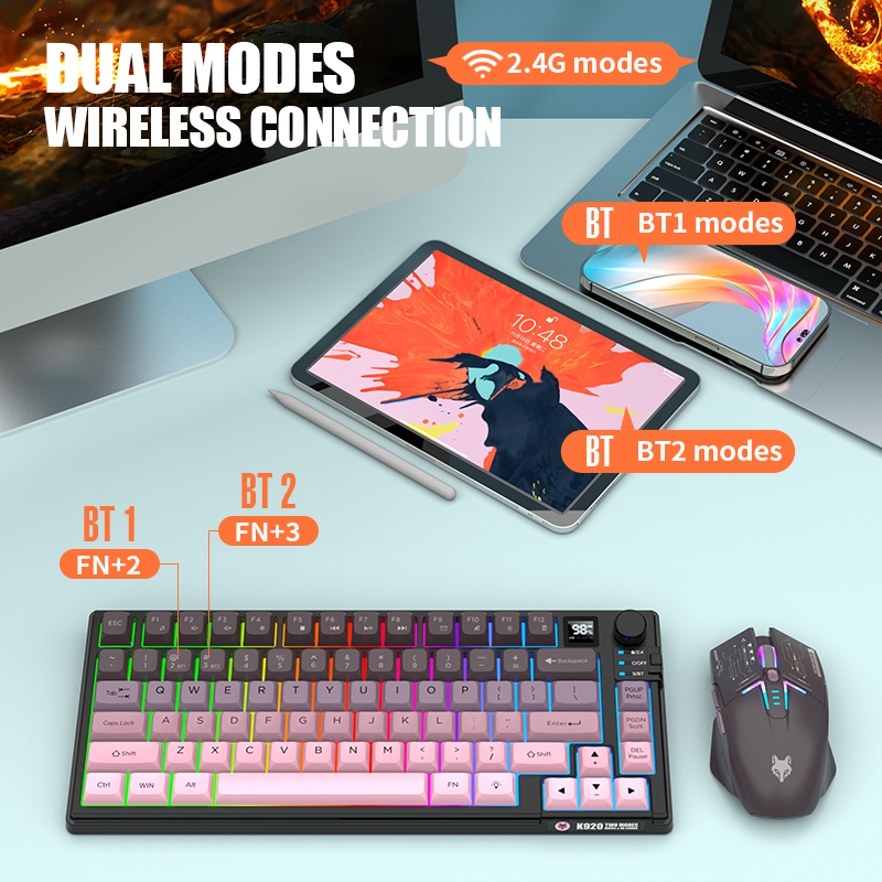 Bezprzewodowy zestaw klawiatur – Gaming Keyboard And Mouse Set recenzja i cena