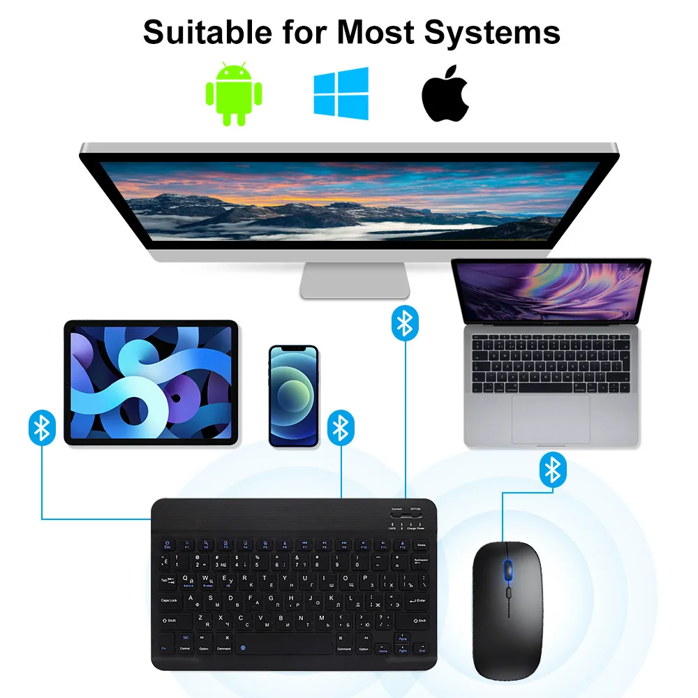 Nowa bezprzewodowa klawiatura  – Gaming Keyboard Mouse Wireless recenzja i cena