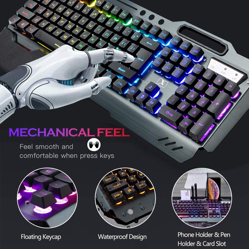 Bezprzewodowa klawiatura i mys – Gaming Keyboard And Mouse Set recenzja i cena
