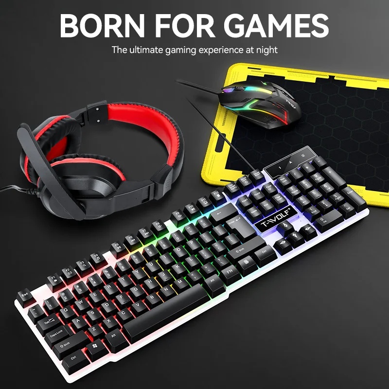NOWE Zestawy Klawiatury i Mysz – Gaming Keyboard And Mouse Set recenzja i cena
