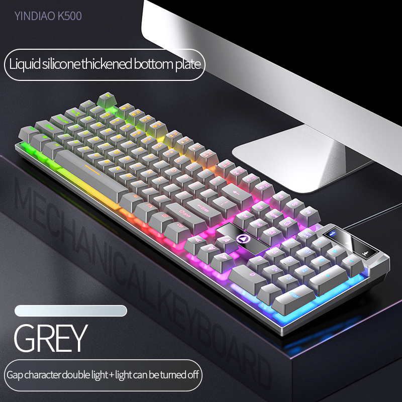 104 klawisze Klawiatura do gie – Gaming Keyboard And Mouse Set recenzja i cena