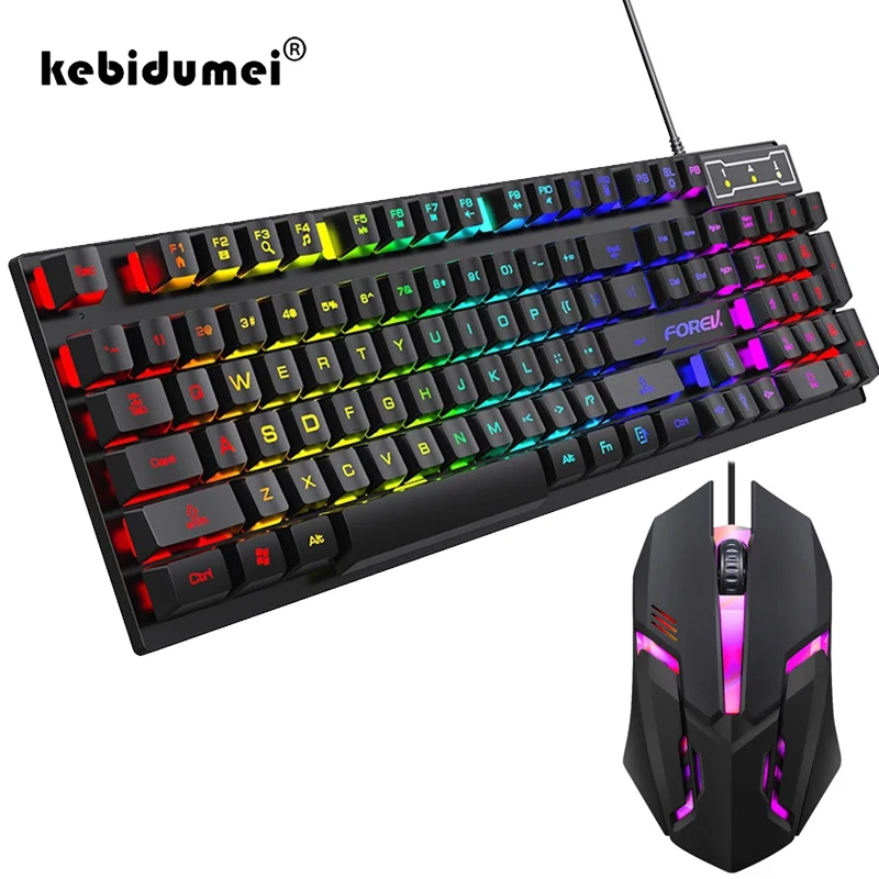 104-klawiszowa podświetlana me – Keyboard Mouse Bundle Gaming recenzja i cena