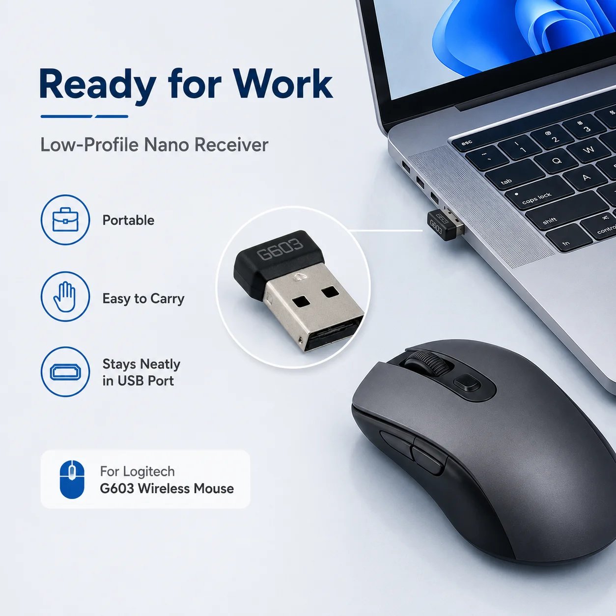 Odbiornik USB do bezprzewodowe – Gaming Keyboard Mouse Wireless recenzja i cena