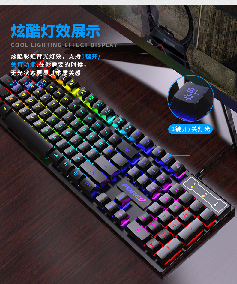 104-klawiszowa podświetlana kl – Keyboard Mouse Bundle Gaming recenzja i cena