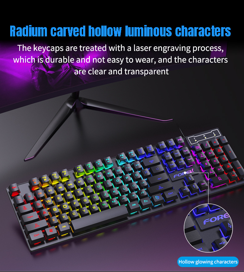 104-klawiszowa podświetlana kl – Keyboard Mouse Bundle Gaming recenzja i cena