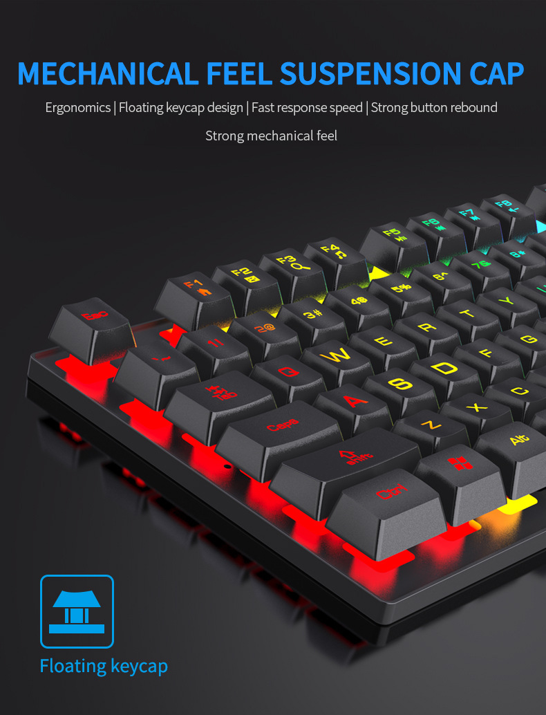 104-klawiszowa podświetlana kl – Keyboard Mouse Bundle Gaming recenzja i cena