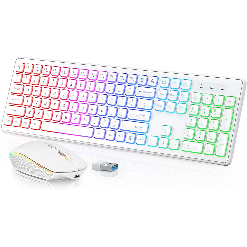 Podświetlana bezprzewodowa kla – Gaming Keyboard And Mouse Set recenzja i cena